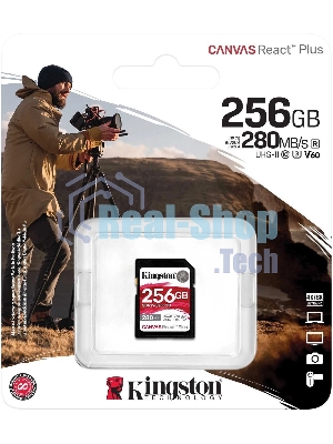 Флеш карта SDXC Kingston SDR2V6/256Gb Canvas React Plus w/o adapter 256Gb