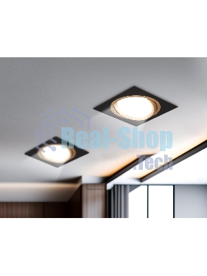 Светильник Ambrella light TN51918 BK/GD черный/золото GX53 max 12W 115*115*23