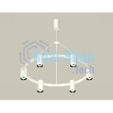 Светильник Ambrella light XB9021101/6 SWH/PBK белый песок/черный полированный MR16 GU5.3 (С9021, N6103)