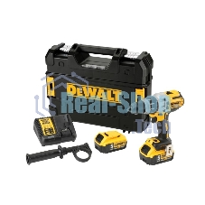 Дрель-шуруповерт DeWalt DCD996P2-QW, 18 В, 5 Ач, 95 Нм, щеточный, ударный Дрель-шуруповерт DeWalt DCD996P2-QW, 18 В, 5 Ач, 95 Нм, щеточный, ударный