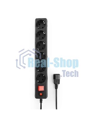 Сетевой фильтр Гарнизон EHB-0 0,5 м 6 розеток черный для UPS