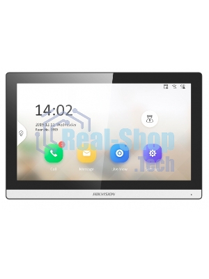 Видеодомофон Hikvision DS-KH6350-WTE1 черный