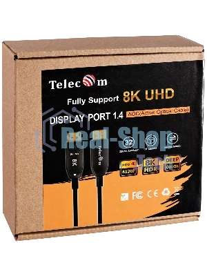 Активный оптический кабель Telecom DP1.4 8K@60Hz 30м TCG2130-30M