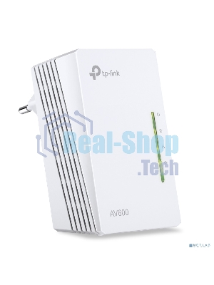 Сетевое оборудование TP-Link TL-WPA4220 300Mbps Wireless AV500 Powerline Extender, 500Mbps Powerline Datarate, 2 10/100Mbps Fast Ethernet ports, HomePlug AV, Plug and Play, WiFi Clone, Single Pack