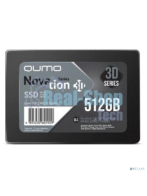 Накопитель SSD QUMO Novation 3D, 512Gb, SATA III, 2.5