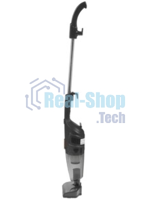 Пылесос вертикальный Deerma DX115C черный, питание от сети, 600 Вт, уборка сухая, пылесборник 1.2 л