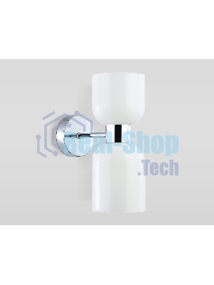 Настенный светильник Ambrella light LH56087/2 СH/FR хром/белый матовый E14*2 max 40W 215*120*300
