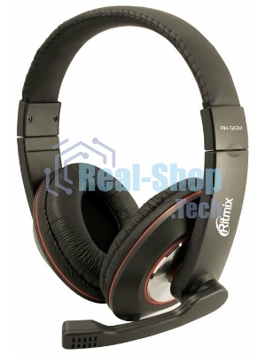 Гарнитура Ritmix RH-516M чёрный, проводная, 3.5 мм