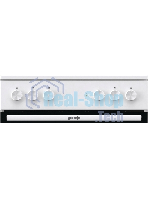 Плита электрическая Gorenje GEC6A11WG белый, конфорок 4 шт, духовка 65 л, 60 см x 85 см x 60 см