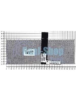 Клавиатура для ноутбука Asus F200CA F200LA F200MA X200 белая, без рамки, плоский Enter