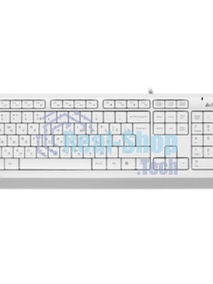 Комплект клавиатура+мышь A4Tech FStyler F1010 проводной, USB, 1600 DPI, белый/серый