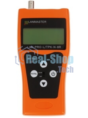 Тестер кабельный Lanmaster LAN-PRO-L/TPK-N-8R (упак:1шт) оранжевый