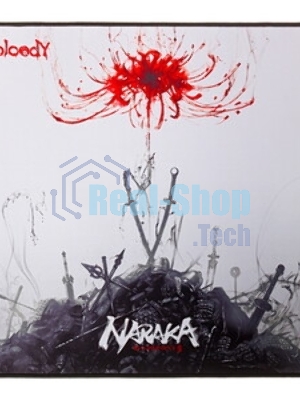 Коврик для мыши A4Tech Bloody BP-45 Naraka белый/рисунок 450x400x3мм