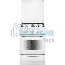 Плита газовая Gefest ПГ 6100-02 0185 белый, конфорок 4 шт, духовка 52 л, 60 см x 85 см x 60 см