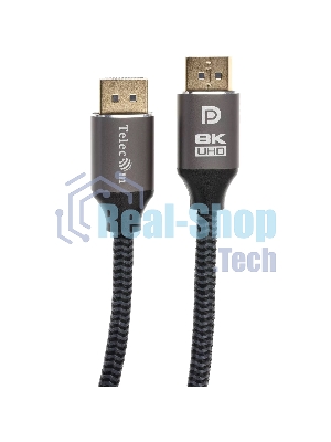 Кабель соединительный DP-DP 1.4V 8K@60Hz 1м, Telecom Pro TCG750-1M