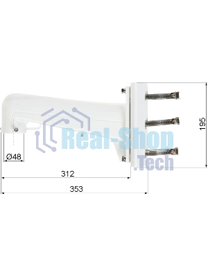 Кронштейн Hikvision DS-1602ZJ-POLE