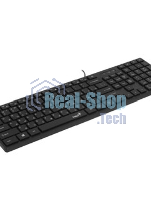 Комплект клавиатура+мышь Genius SlimStar C126 проводной, USB, 1000 DPI, чёрный