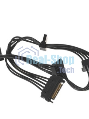 Кабель Cablexpert Кабеля питания SATA, 4x15pin(M)/15pin(F), 40 см (CC-SATAMF-03)