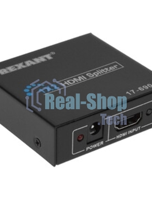 Делитель Rexant гнездо HDMI на 2 гнезда HDMI, пластик