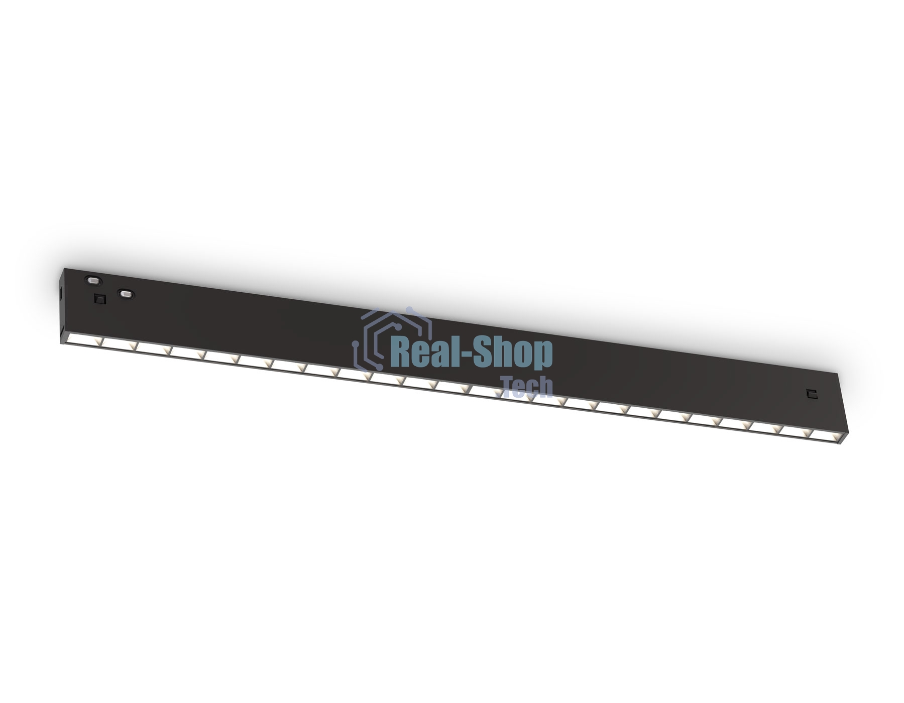 Трековый светильник GL2340 BK черный IP20 20W 3CCT 3000-6400K 48V 400*10*37