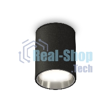 Светильник Ambrella Light XS6313022 SBK/PSL черный песок/серебро полированное MR16 GU5.3 (C6313, N6112)