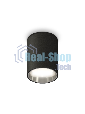 Светильник Ambrella Light XS6313022 SBK/PSL черный песок/серебро полированное MR16 GU5.3 (C6313, N6112)