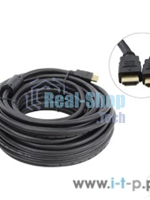 Кабель Telecom HDMI 19M/M 1.4V+3D, 15м 2 фильтра