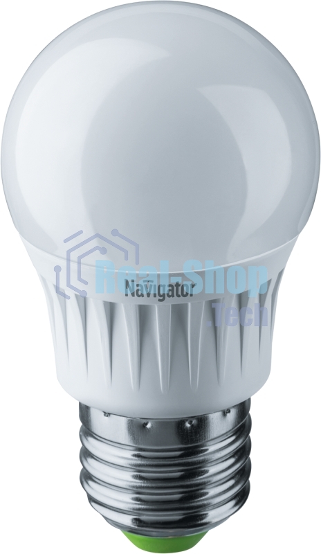 Лампа светодиодная Navigator NLL-G45-7-230-4K-E27 7Вт шар 4000К белый E27 560лм 176-264В