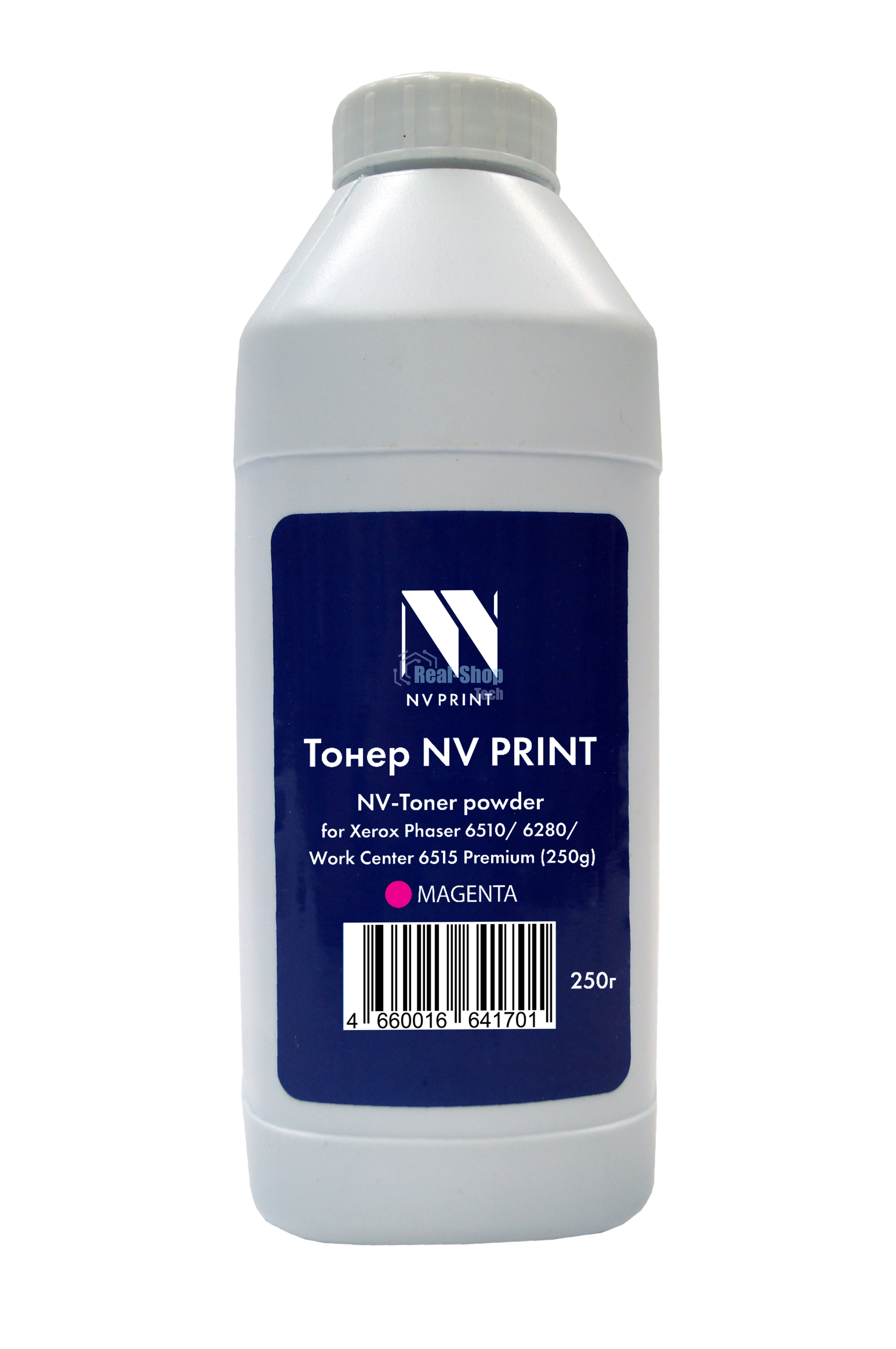 Тонер + девелопер NVPrint для Xerox Phaser 6510, 6280, WorkCenter 6515 Premium (250г) Magenta