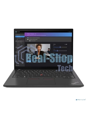 Ноутбук Lenovo ThinkPad T14 Gen 4 i7-1355U 16Gb SSD 512Gb Intel UHD Graphics 14 WUXGA IPS TS Cam 39.3Вт*ч Win11Pro(ENG) KBD RU\ENG Черный 21HD0077US