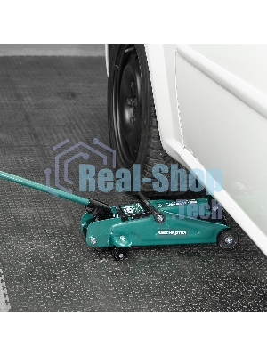 Домкрат гидравлический Сибртех подкатной, 2т, 127-330мм