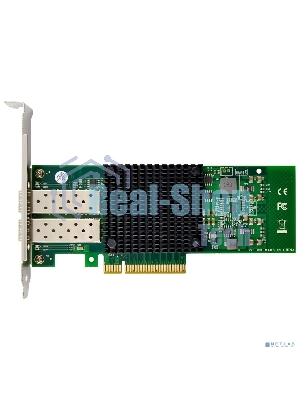 Сетевая карта ORIENT XWT-INT520PE8 2SFP+, PCI-Ex8 v2.0 2xSFP+ 10Gbps Server NIC, Intel 82599ES chipset, 10/1 Гбит/с, 2 планки крепления в комплекте (33298)