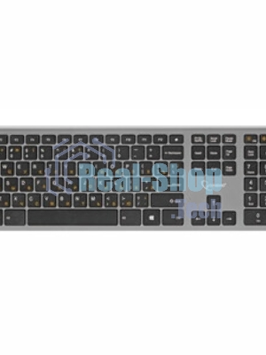 Клавиатура беспроводная Gembird KBW-1, USB, серебристый