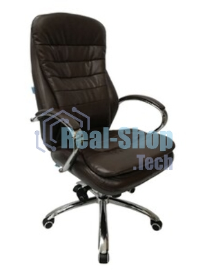 Кресло Бюрократ T-9950MSG-F/BROWN-PU коричневый, экокожа
