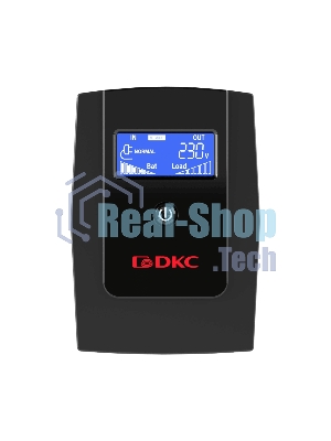 Источник бесперебойного питания ИБП Info LCD 600В.А IEC C13 (3) USB + RJ45 DKC INFOLCD600I