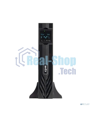 Источник бесперебойного питания Бастион SKAT-UPS 1000-RACK-ON-2X9 P3 Online, синус, 1000ВА/1000 Вт, стойка/на пол, 2xSchuko, встр. АКБ 24В (2x9 Ач), SNMP/USB/RS-232/EPO, доп блок до 4 шт SKAT BC 24/18S3, МПТ (8760)