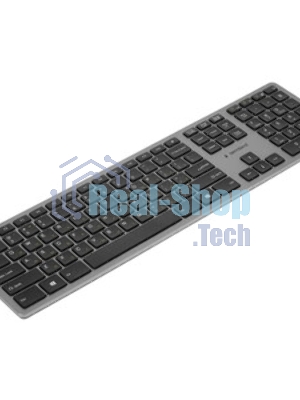 Клавиатура беспроводная Gembird KBW-3, USB, серебристый/черный