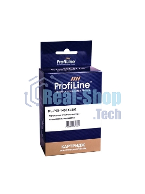 Картридж струйный ProfiLine PL-PGI-1400XLBK для принтеров Canon MB2040/MB2140/MB2340/MB2740 с чернилами Black