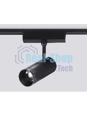 Светильник трековый светодиодный GV1571 BK черный IP20 10W 4200K 48V 15-51° D55*185