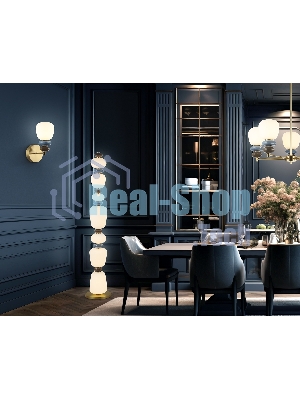 Светильник Ambrella light LH53172 SB/WH бронза/белый 34W 3000K D250*1305