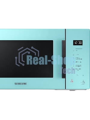 Микроволновая печь Samsung MG23T5018AN/BW голубой, 23 л, 800 Вт, переключатели - сенсор
