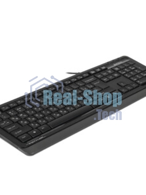 Комплект клавиатура+мышь A4Tech FStyler F1010 проводной, USB, 1600 DPI, чёрный