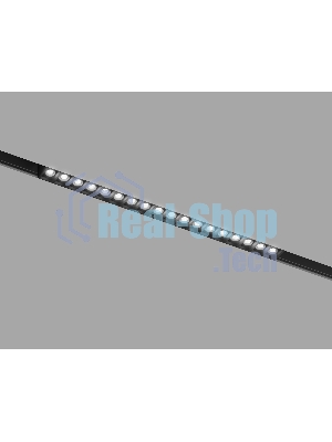 Трековый линейный светильник Ambrella light GL4505 BK черный IP20 18W 3CCT 3000-6000K SMART 48V 24° 328*22*25