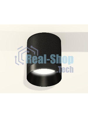 Светильник Ambrella Light XS6302021 SBK/PBK черный песок/черный полированный MR16 GU5.3 (C6302, N6131)
