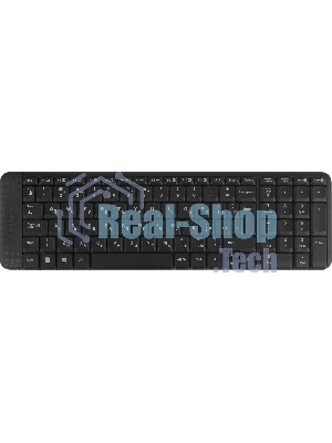 Комплект клавиатура+мышь Logitech MK220 беспроводной, USB, 1000 DPI, чёрный