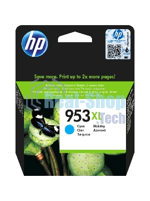 Картридж струйный HP 953XL F6U16AE голубой для HP OJP 8710/8715/8720/8730/8210/8725 (1600стр.)