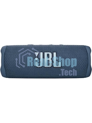 Портативная акустика JBL Flip 6 синий, Bluetooth 5.1, время воспроизведения 12 ч, емкость аккумулятора 4800 mAh, время заряда 2,5 ч, синий