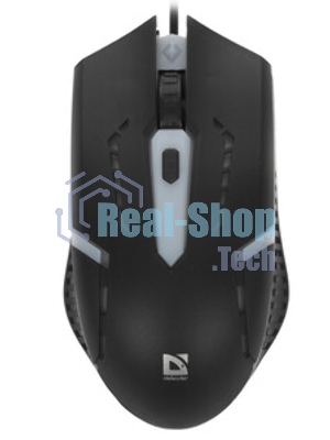 Мышь проводная Defender Flash MB-600L черный, 1200 dpi, USB, кнопки - 4