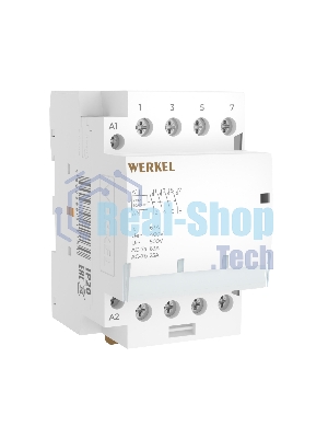 Контактор модульный WERKEL 63 A 4NO (3 мод.) W943M63O