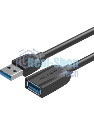Кабель-удлинитель Vention USB 3.0 AM/AF - 0.5м Black Edition VAS-A45-B050